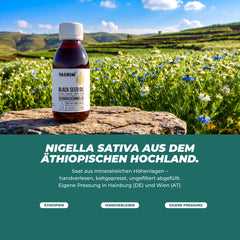 Nigella sativa aus dem äthiopischen Hochland