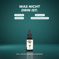 Was nicht drin ist: ohne Silikone, Alkohol, Sulfate und künstliche Duftstoffe