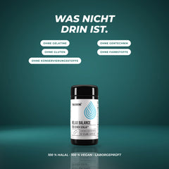 Was nicht drin ist: ohne Gelatine, Gentechnik, Gluten, Farbstoffe und Konservierungsstoffe