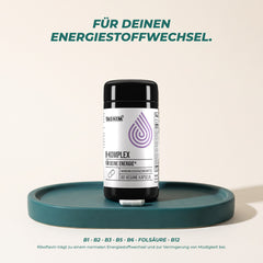 Für deinen Energiestoffwechsel: Riboflavin (Vitamin B2) trägt zu einem normalen Energiestoffwechsel und zur Verringerung von Müdigkeit bei
