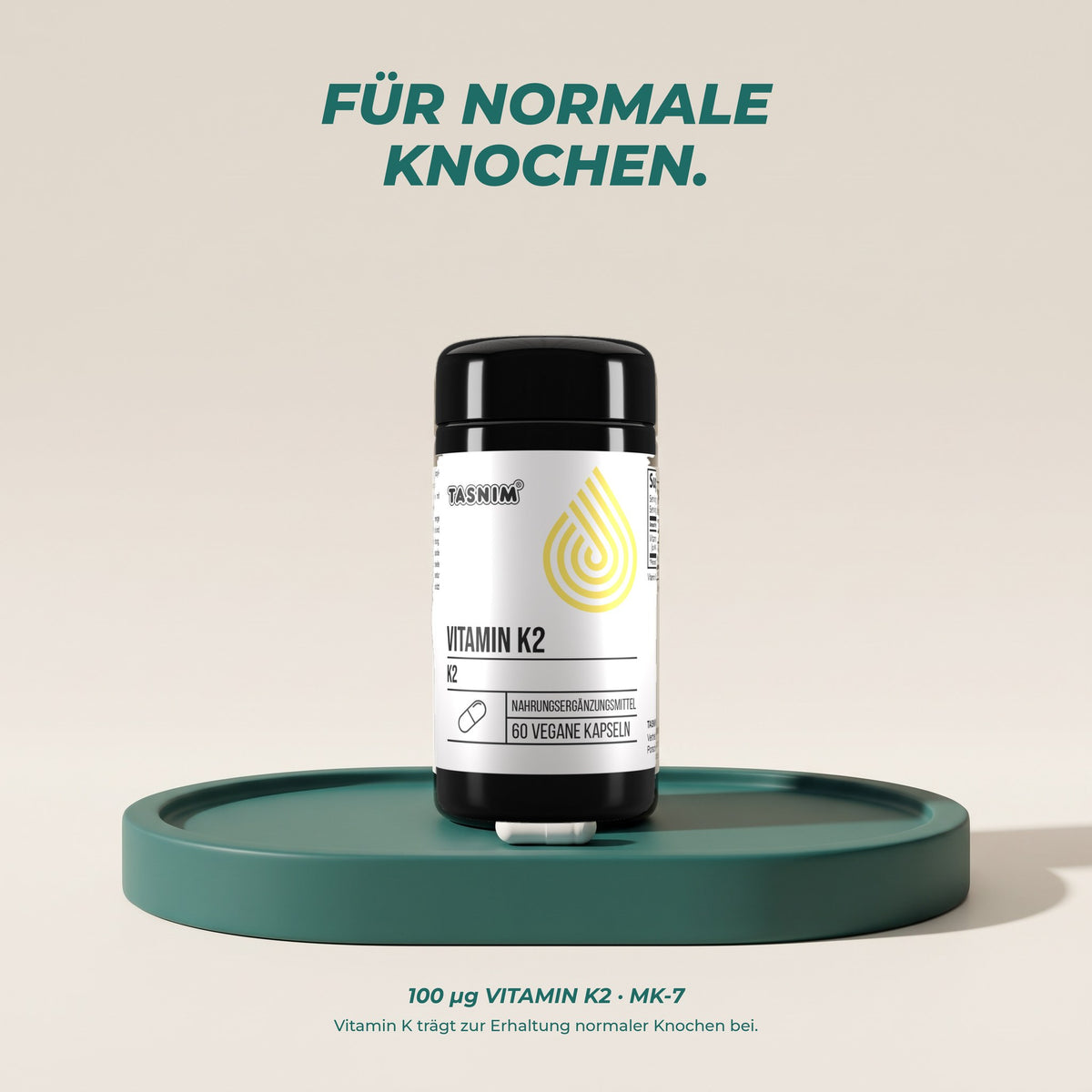 Für normale Knochen: Vitamin K trägt zur Erhaltung normaler Knochen bei