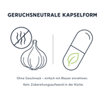 Geruchsneutrale Kapselform ohne Geschmack – kein Zubereitungsaufwand in der Küche