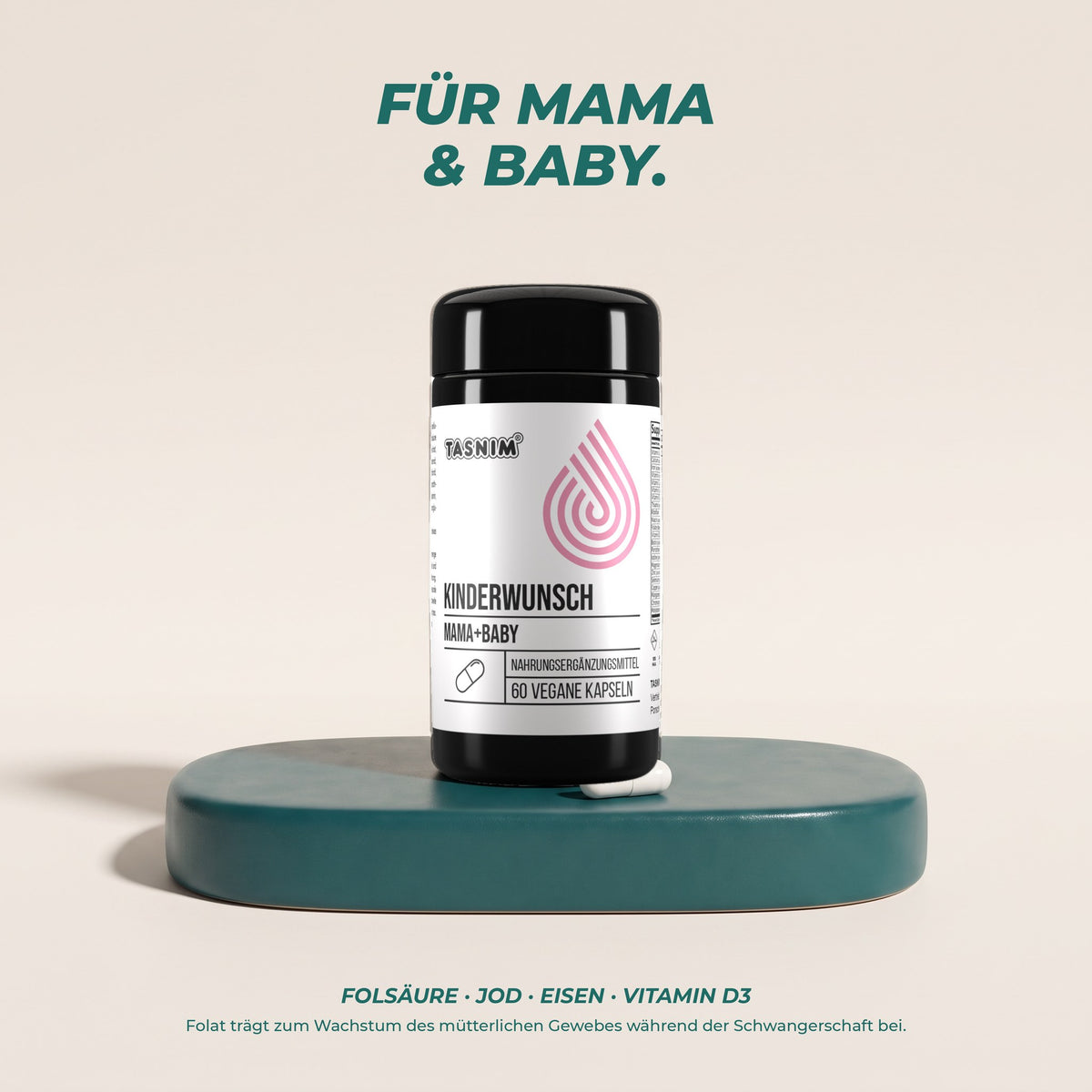 Für Mama und Baby: Folat trägt zum Wachstum des mütterlichen Gewebes während der Schwangerschaft bei
