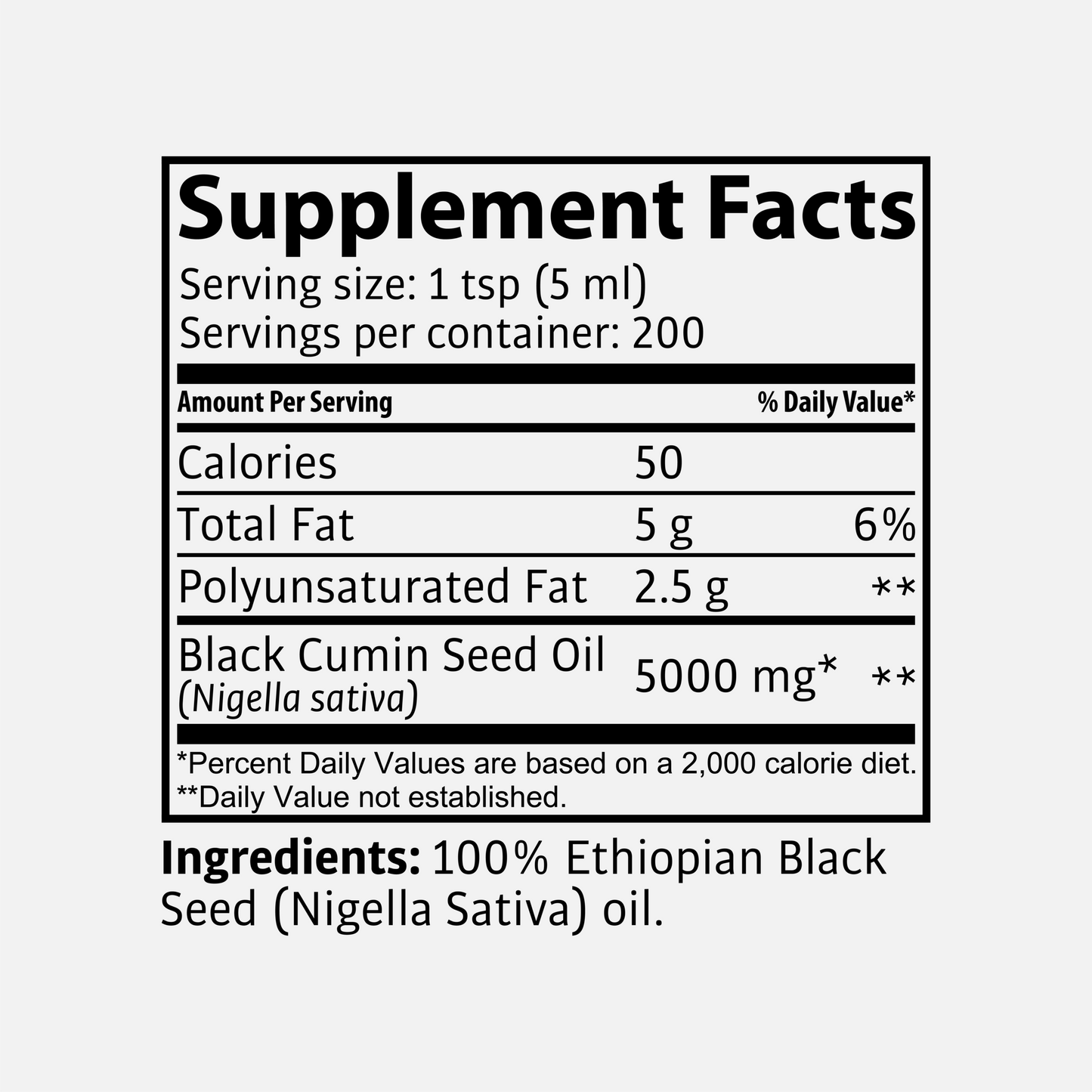 Äthiopisches Schwarzkümmelöl – kaltgepresst & ungefiltert