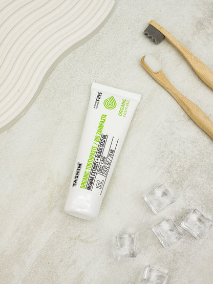 Bio-Zahnpasta mit Miswak & Schwarzkümmelöl – ohne Fluorid