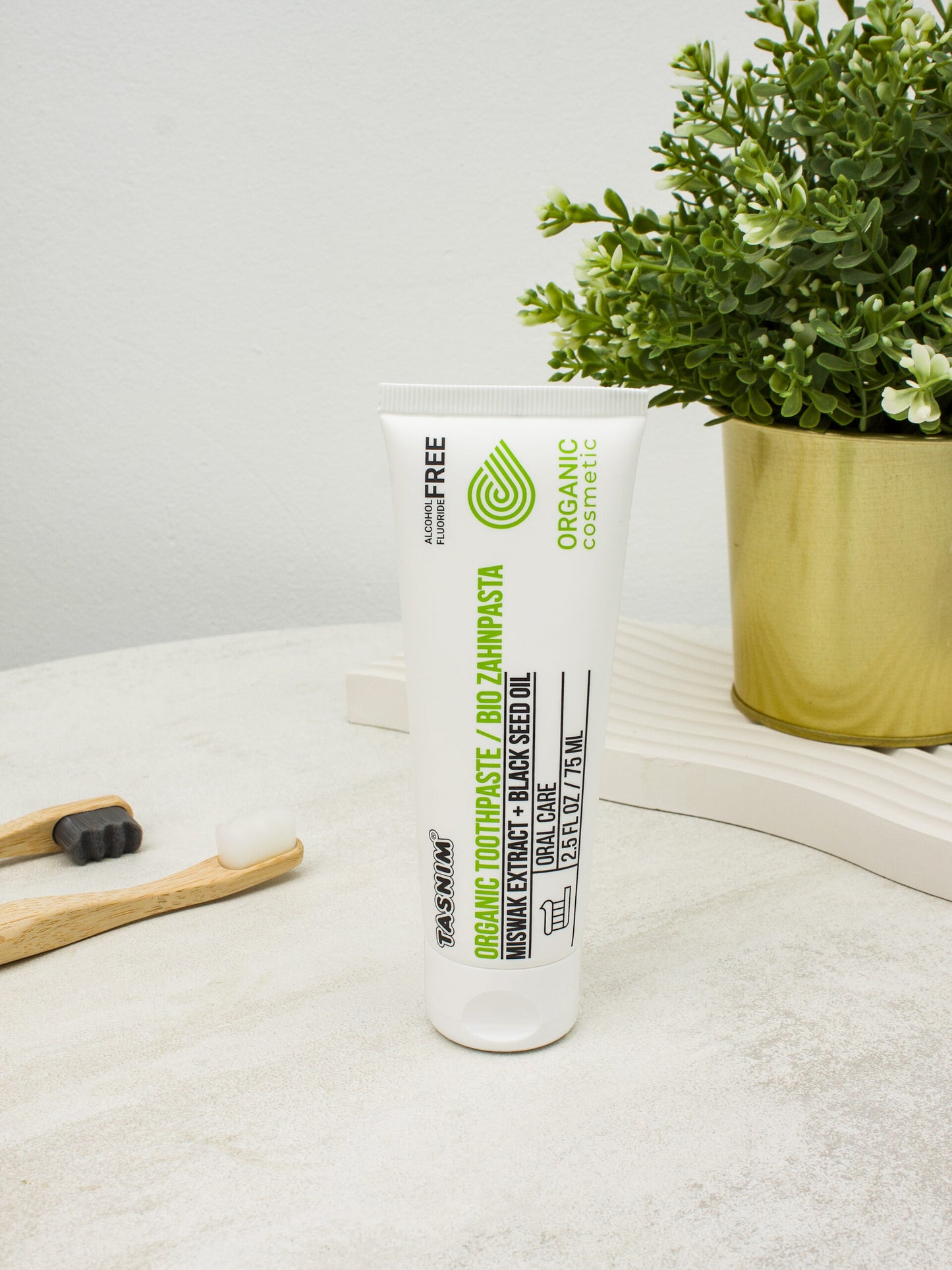 Bio-Zahnpasta mit Miswak & Schwarzkümmelöl – ohne Fluorid