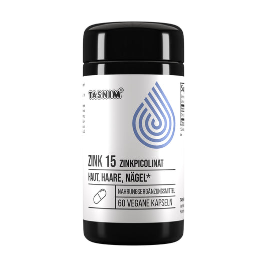 Zink 15 - Zinkpicolinat hoch bioverfügbar | 60 Kapseln