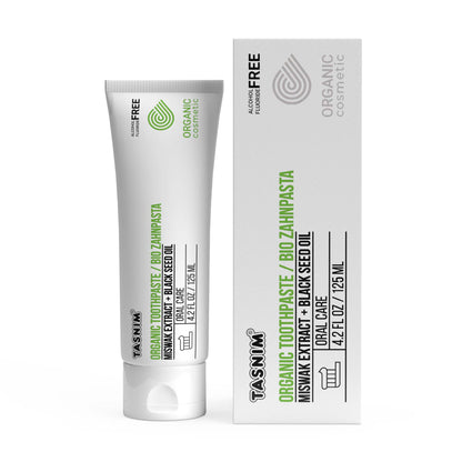 Bio-Zahnpasta mit Miswak & Schwarzkümmelöl – ohne Fluorid