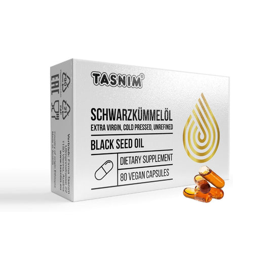 Äthiopisches Schwarzkümmelöl in Kapseln – kaltgepresst & ungefiltert