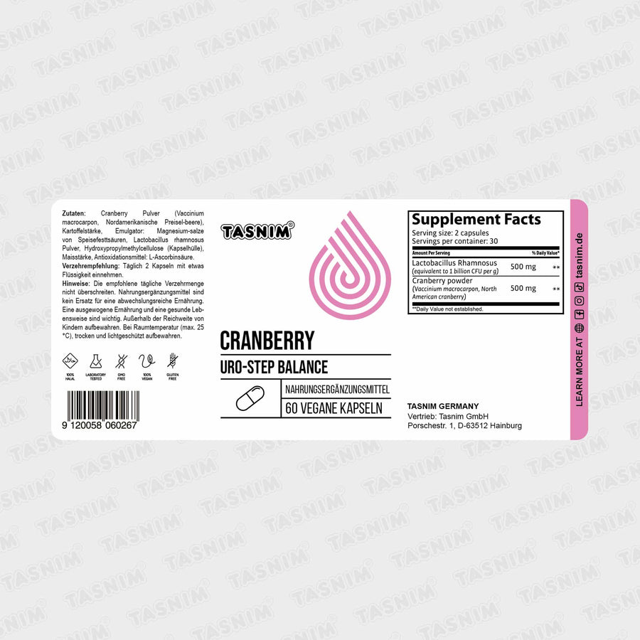 Cranberry – Uro‑Step Balance 60 Kapseln