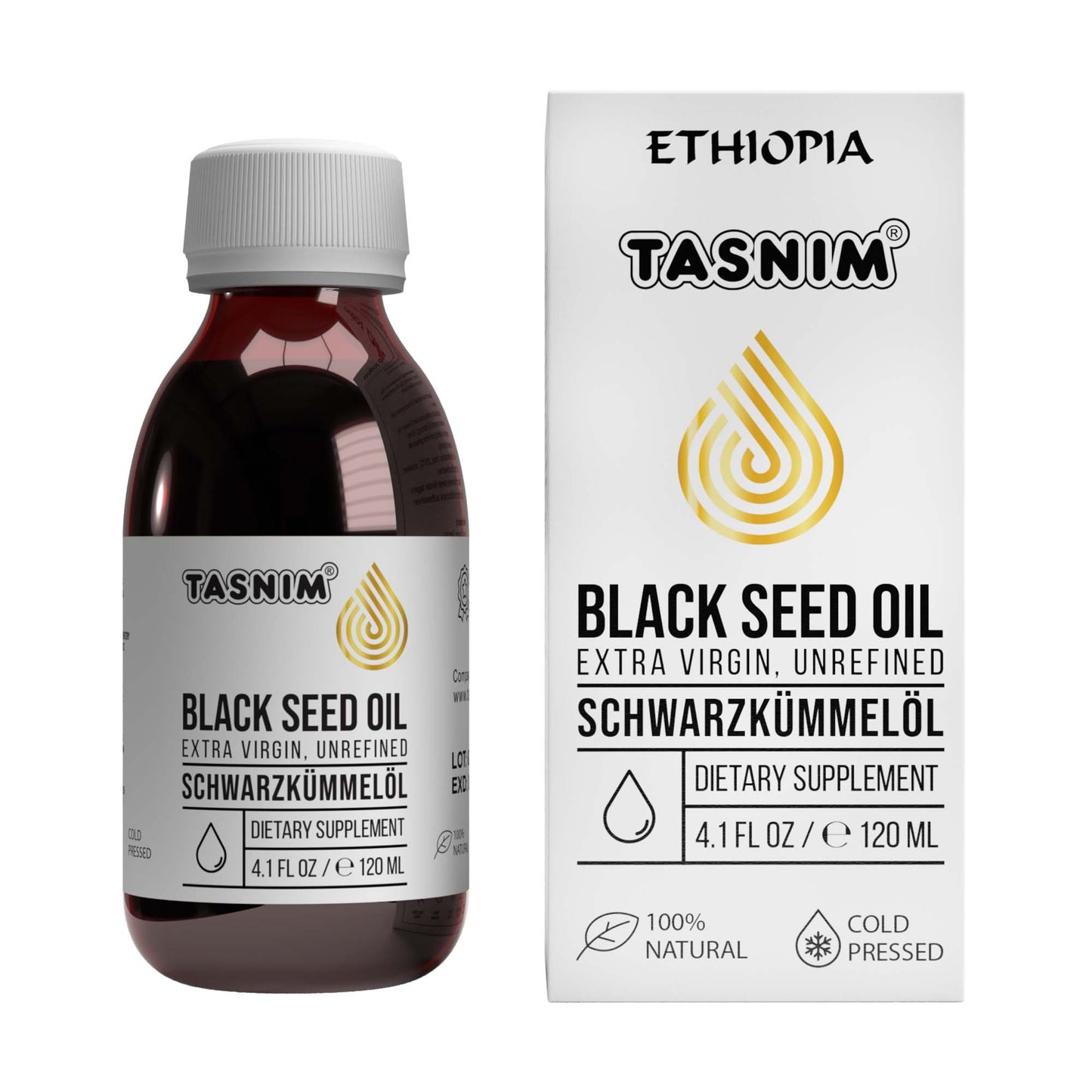 Äthiopisches Schwarzkümmelöl – kaltgepresst & ungefiltert