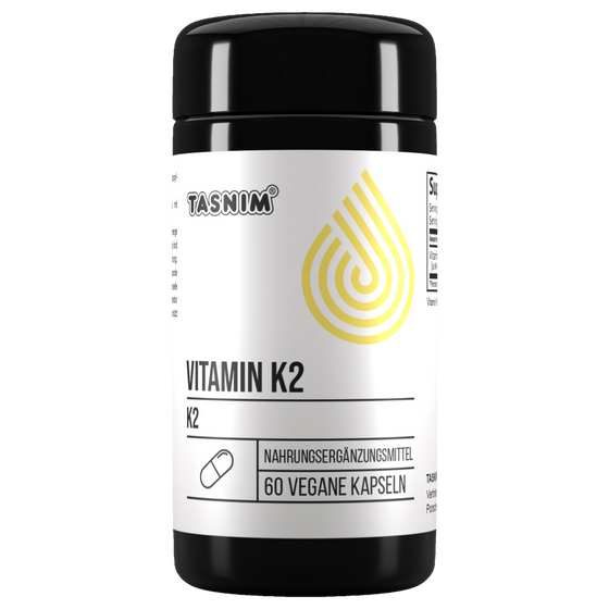 Vitamin K2 (MK-7) – عالي التوافر الحيوي ونباتي صرف، 60 كبسولة