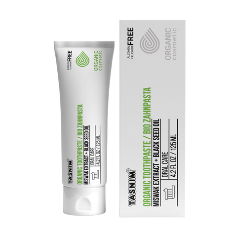 Organic Toothpaste with Miswak & Black Seed Oil – Fluoride-Free