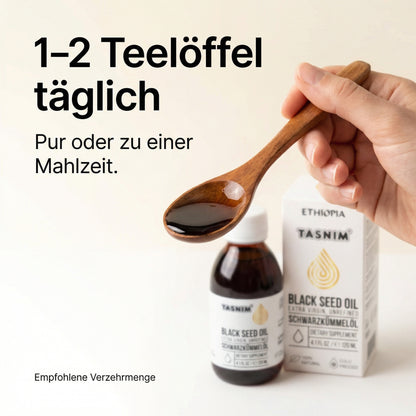 Äthiopisches Schwarzkümmelöl – kaltgepresst & ungefiltert