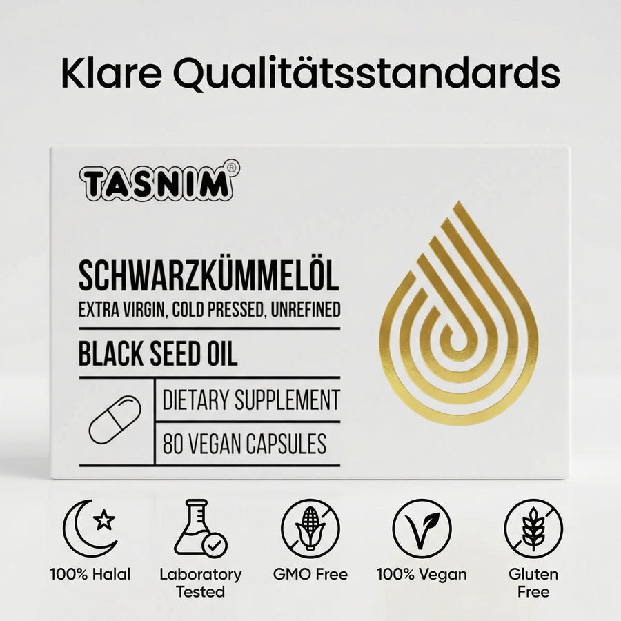 Äthiopisches Schwarzkümmelöl in Kapseln – kaltgepresst & ungefiltert