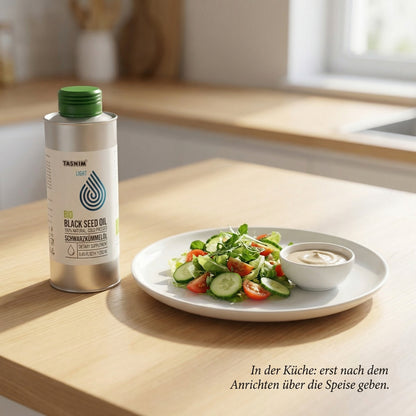 Bio Schwarzkümmelöl Ägypten – kaltgepresst & gefiltert, aromatisch-würzig