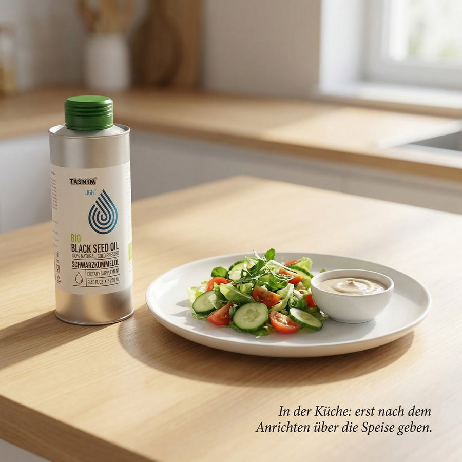 Bio Schwarzkümmelöl Ägypten – kaltgepresst & gefiltert, aromatisch-würzig
