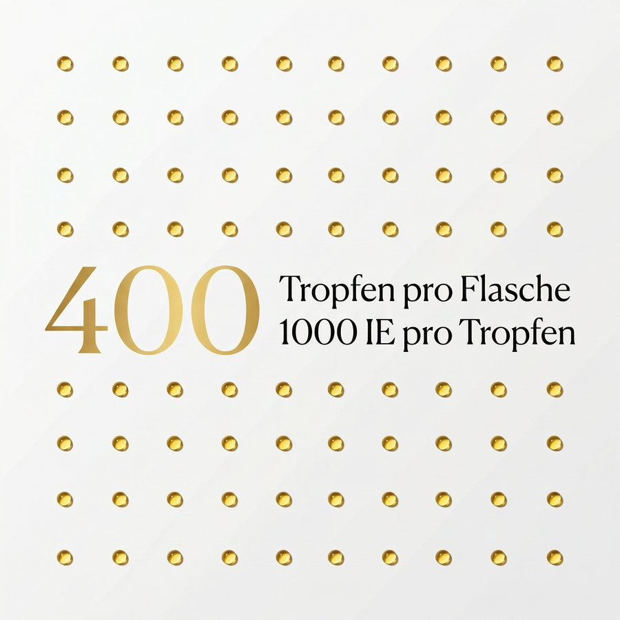 Vitamin D3 Tropfen – 1000IE – MCT-Kokosöl
