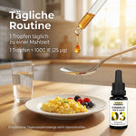 Vitamin D3 Tropfen – 1000IE – MCT-Kokosöl