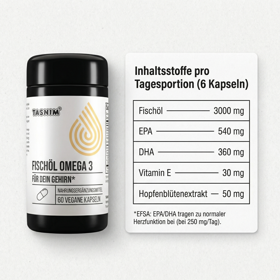 Fischöl Omega 3 – 60 Kapseln