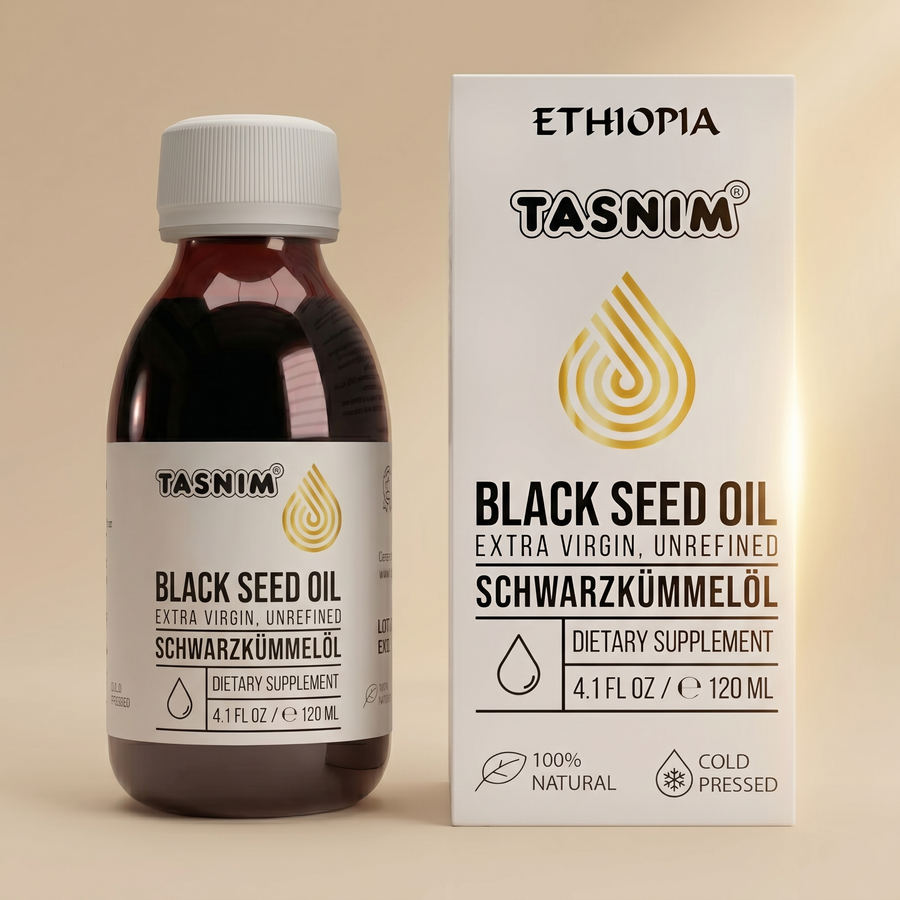 Äthiopisches Schwarzkümmelöl – kaltgepresst & ungefiltert