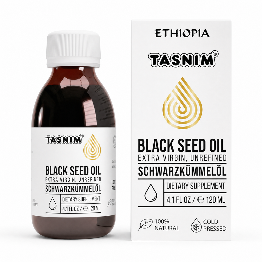 Äthiopisches Schwarzkümmelöl – kaltgepresst & ungefiltert