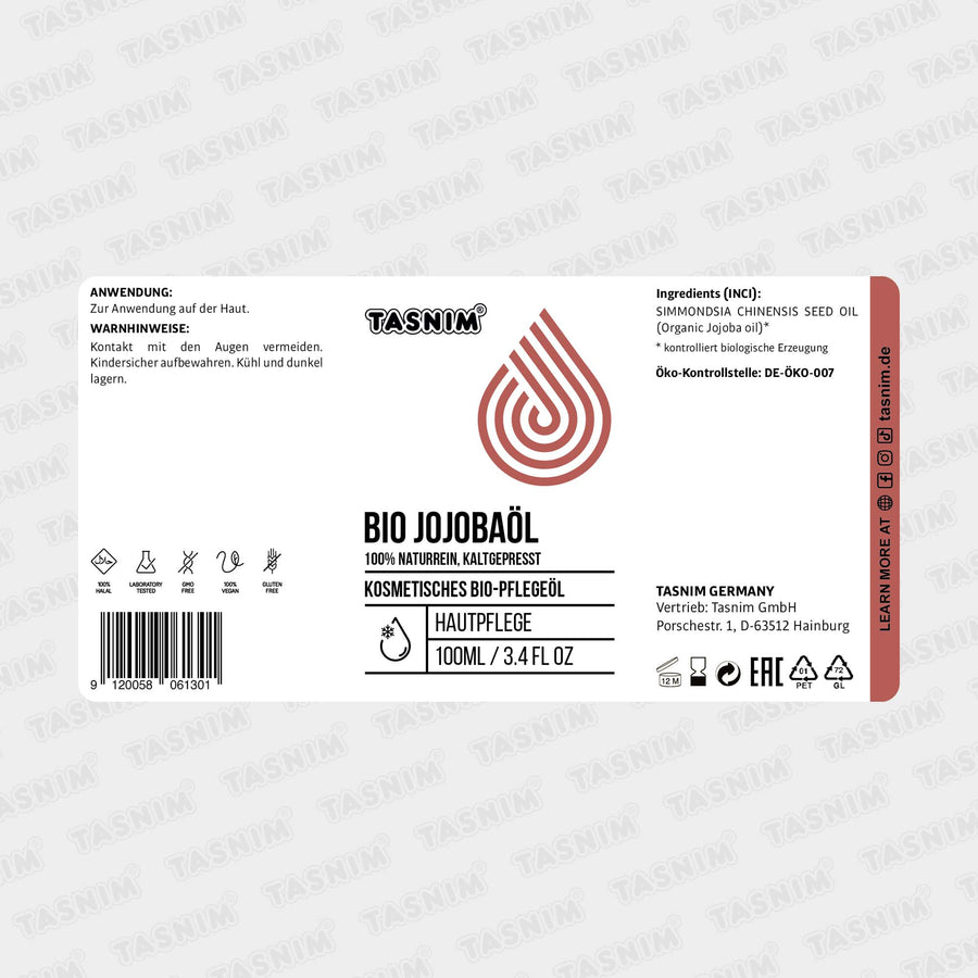 Bio Jojobaöl – 100 ml